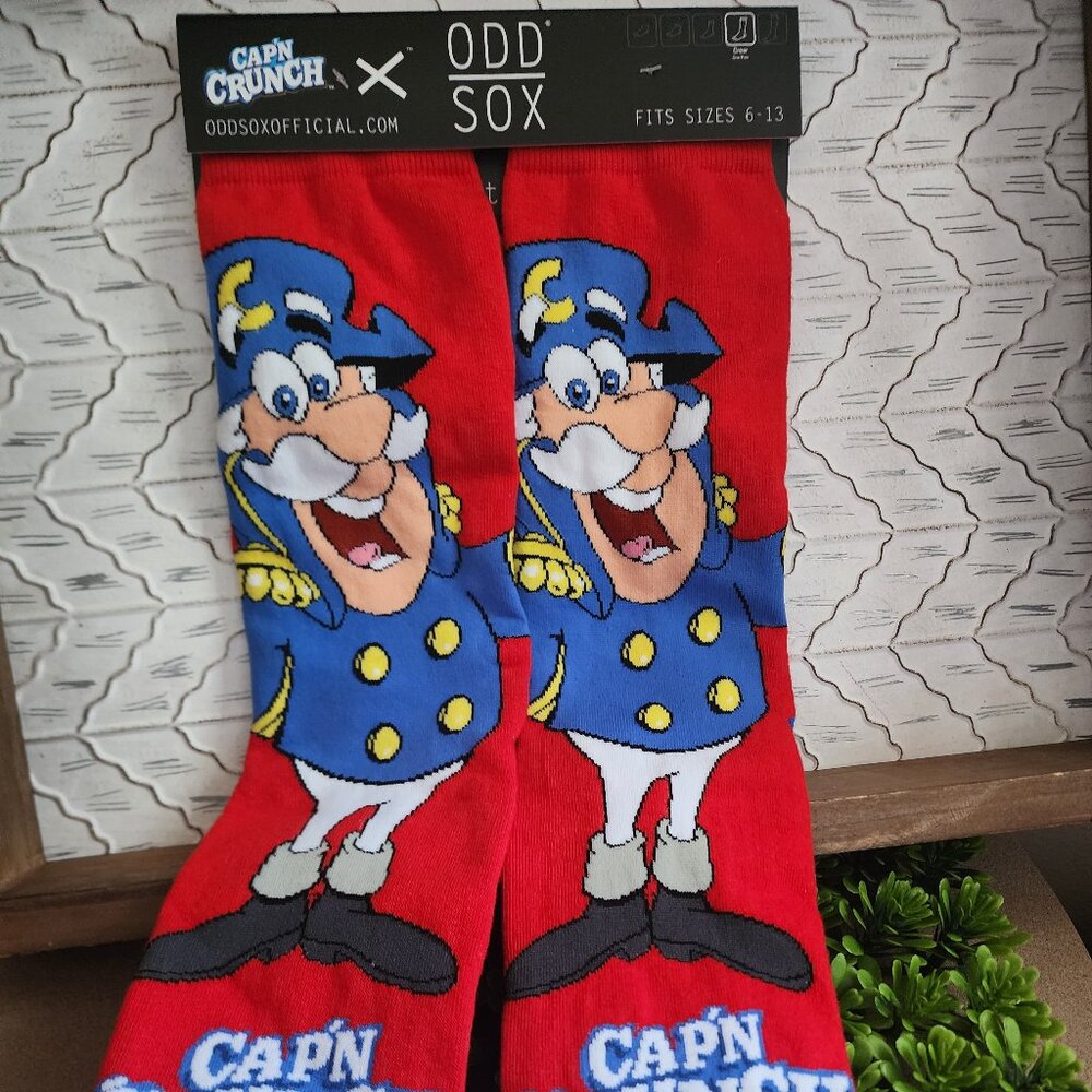 NWT Odd Sox Captain Crunch Over the Calf Socks